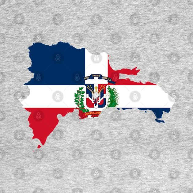 Dominican Republic Flag Map by Historia